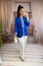 Charger l'image dans la galerie, Blazer bleu roi TILIA (36 au 50)