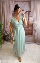 Charger l'image dans la galerie, Robe vert d'eau LISANDRA (34 au 48 )