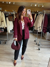 Charger l&#39;image dans la galerie, Blazer bordeaux TILIA (34 au 50)