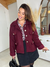 Charger l&#39;image dans la galerie, Veste bordeaux Ariana ( 36 au 44)