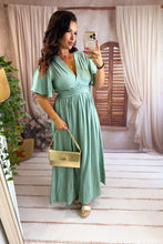 Charger l'image dans la galerie, Robe vert d'eau AMOR (34 au 48)