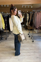 Charger l&#39;image dans la galerie, Gilet écru KLERVIE (34 au 40)