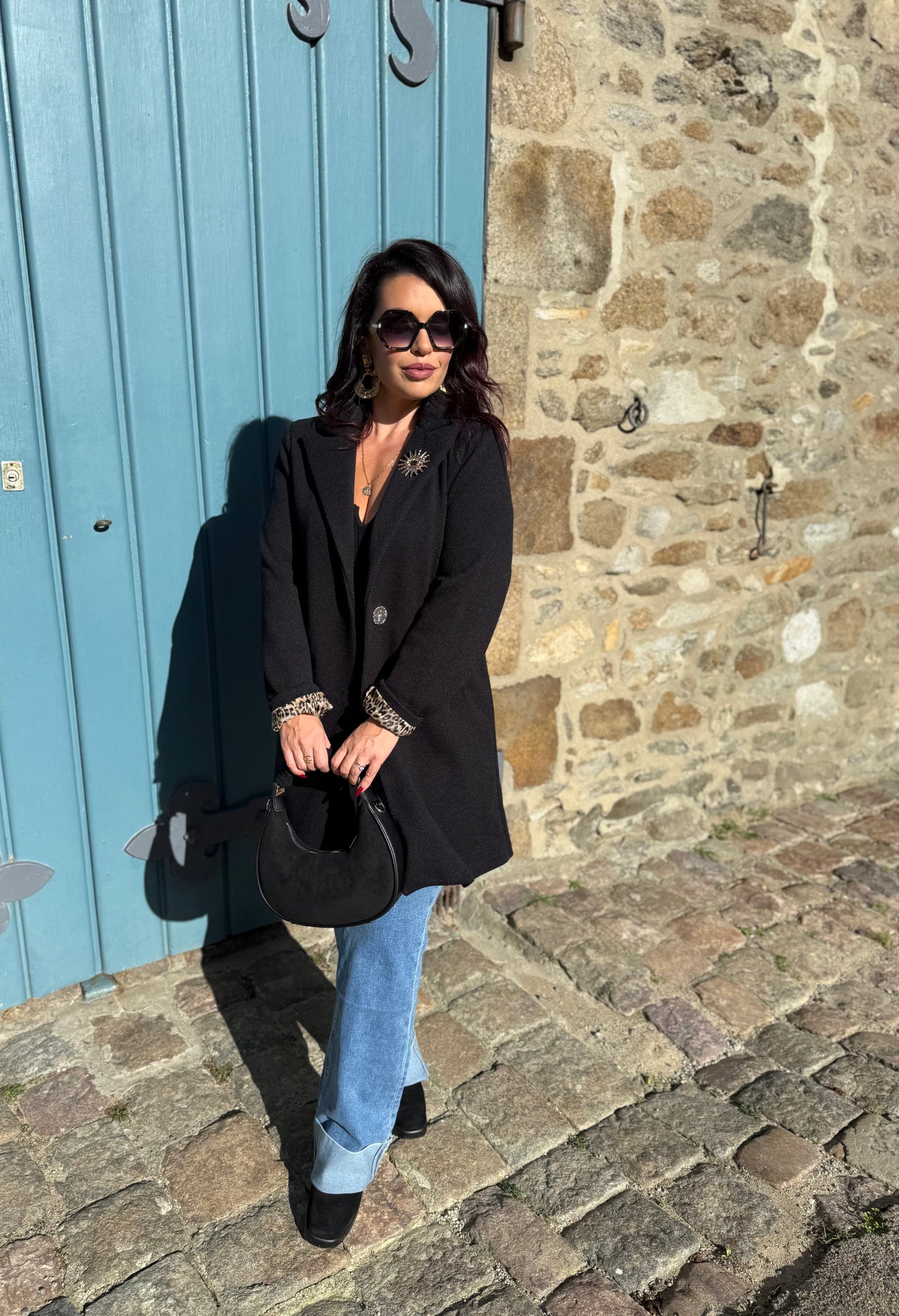 Manteau soleil noir NAIRA (34 au 52