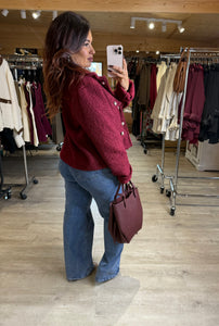 Veste bordeaux Ariana ( 36 au 44)