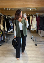 Charger l&#39;image dans la galerie, Gilet sans manches kaki YOU (34 au 46)