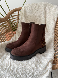 Bottine chocolat ARIELLE