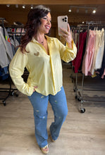 Charger l'image dans la galerie, Chemise jaune coeur or STELLA (36 au 48)