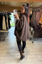 Charger l&#39;image dans la galerie, Poncho chocolat KAMILA (36 au 50)