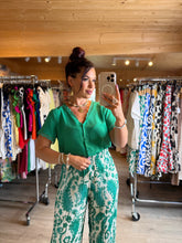 Charger l'image dans la galerie, Chemisier Olivia vert ( 34 au 48 )
