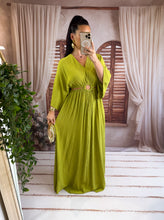 Charger l'image dans la galerie, Robe longue Spain vert olive ( 38 au 48)