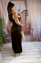Charger l'image dans la galerie, Robe chocolat asymétrique KAYLA (34 au 38)