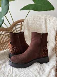 Bottine chocolat ARIELLE