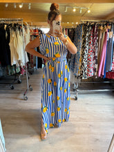 Charger l&#39;image dans la galerie, Ensemble rayé bleu citron ( 34 au 46 )