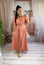 Charger l'image dans la galerie, Robe chemise saumon GRANNY (38 au 42 )