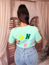 Charger l'image dans la galerie, Tee shirt iconic vert d'eau SAMANTHA (34 au 46)