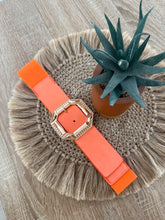Charger l&#39;image dans la galerie, Ceinture orange élastique mira
