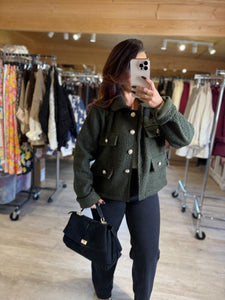 Veste kaki ARIANA (36 au 44)