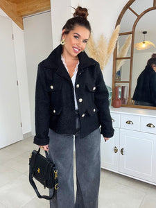 Veste noir Ariana ( 36 au 46)