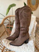 Charger l&#39;image dans la galerie, Botte santiag choco carmen