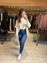 Charger l&#39;image dans la galerie, Pull large écru MORGANE (36 au 50)