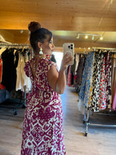 Charger l&#39;image dans la galerie, Robe Izïa à motif framboise ( reste taille s/m , m/l)