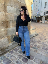 Charger l&#39;image dans la galerie, Jean large bleu YOUNA (34 au 42)