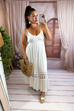 Charger l'image dans la galerie, Robe bretelles blanche ROMY (36 au 40) (Copie)