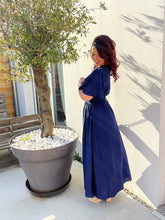 Charger l'image dans la galerie, Robe bleu marine AMOR ( 40 au 48 )