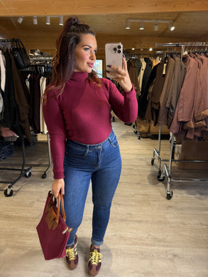 Col roulé bordeaux DOREEN (34 au 44)