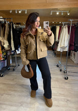 Charger l&#39;image dans la galerie, Veste camel ARIANA (36 au 44)