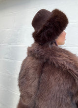 Charger l&#39;image dans la galerie, Bonnet bordure fourure chocolat