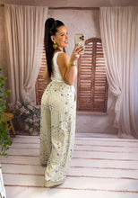 Charger l'image dans la galerie, Pantalon beige gaz de coton bandana ( 36 au 46 )
