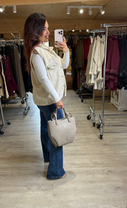 Gilet moumoute sans manches JASMINE (36 au 44)