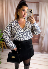 Charger l'image dans la galerie, Jupe short velours noir MÉLISSA (36 au 48)
