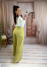 Charger l'image dans la galerie, Pantalon vert amande LISSA  (36 au 42)