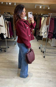 Veste bordeaux Ariana ( 36 au 44)