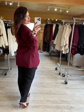 Charger l&#39;image dans la galerie, Blazer bordeaux TILIA (34 au 50)