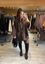 Charger l&#39;image dans la galerie, Poncho chocolat KAMILA (36 au 50)