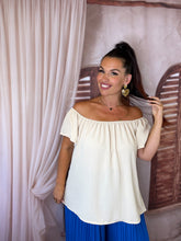 Charger l'image dans la galerie, Top col bardot beige ( 38 au 48 )