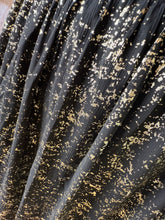 Charger l&#39;image dans la galerie, Robe longue noir éclat d&#39;or CECILIA (36 au 50) ⭐️