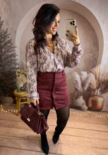 Charger l&#39;image dans la galerie, Chemisier lila liseré doré YSIA (36 au 48)⭐️