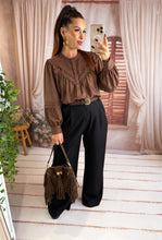 Charger l'image dans la galerie, Chemise choco dentelle ROSA ( 36 au 48 )