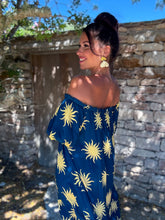 Charger l'image dans la galerie, Robe col bardot motif soleil MISA  (36 au 46)