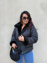 Charger l&#39;image dans la galerie, Manteau doudou réversible LILIA (36 au 40)