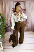 Charger l'image dans la galerie, Pantalon de costume fluide chocolat BILL