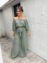 Charger l'image dans la galerie, Ensemble kaki top + pantalon IRIA (36 au 42 )