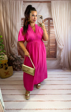 Charger l'image dans la galerie, Robe fuchsia team petite TALI (40 au 48)