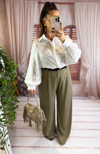 Charger l'image dans la galerie, Pantalon de costume fluide kaki BILL