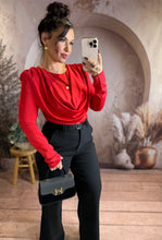 Charger l'image dans la galerie, Top rouge ÉLODIE (34 au 38)