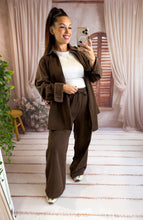 Charger l'image dans la galerie, Ensemble en jeans chocolat ROMY (40 au 44)